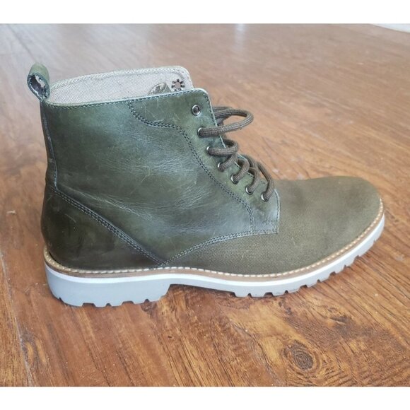 Steve Madden sz 9 D Mens Kamrym Extralight Boots khaki suede leather booties - Picture 6 of 11